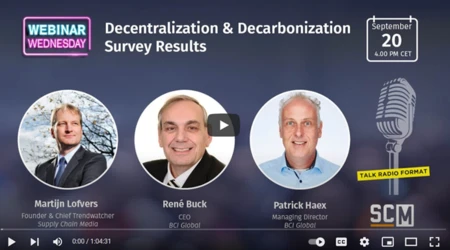 SCM Webinar Wednesday | Decentralization & Decarbonization Survey Results | BCI Global