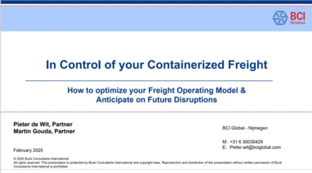 In Control of your Containerized Freight